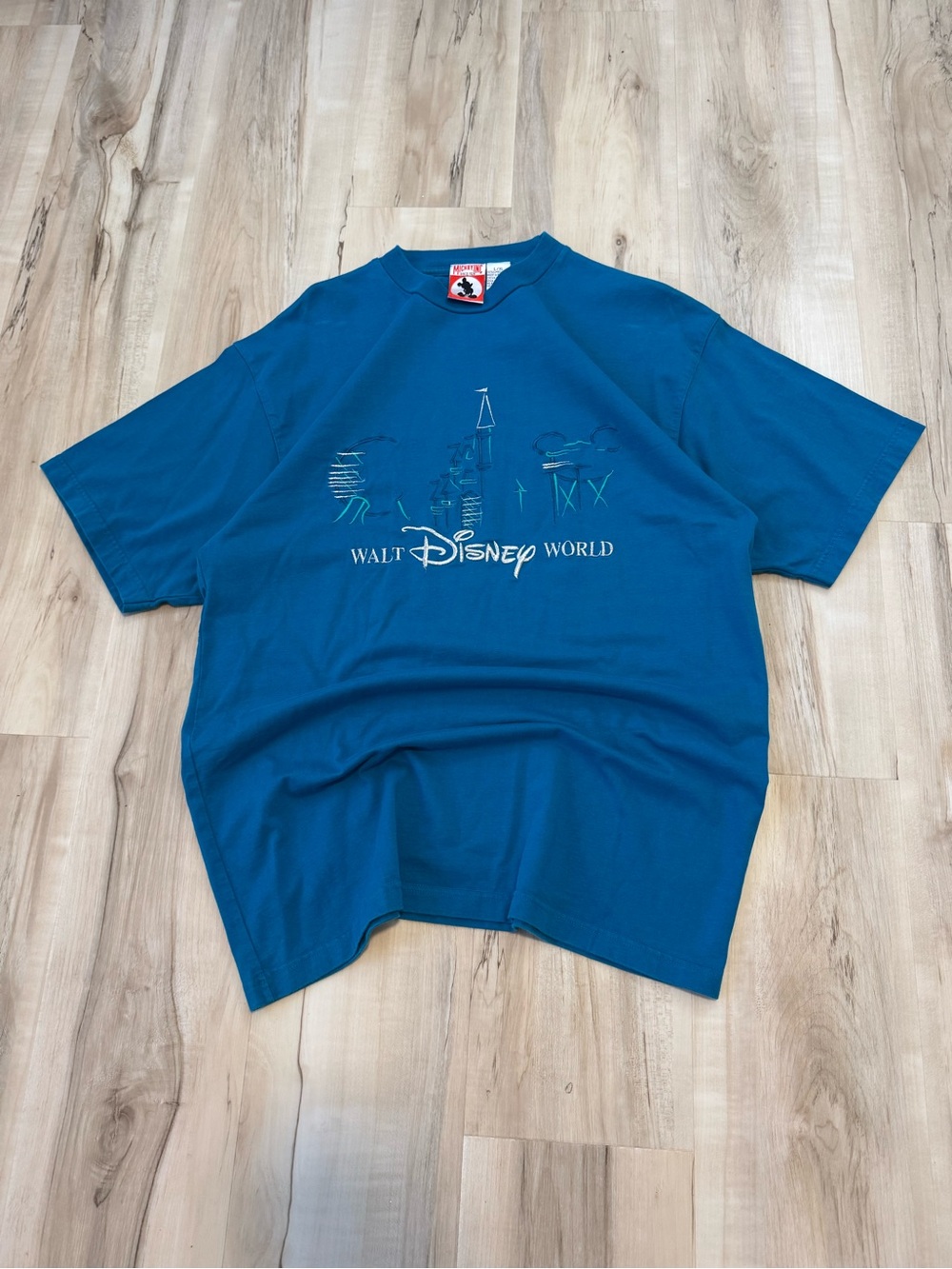 Vintage Disney Teal Graphic Men's T-Shirt